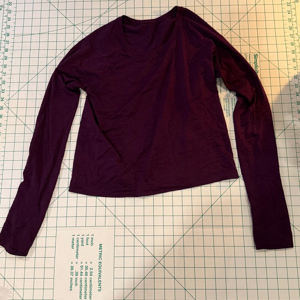 Lululemon Purple Long Sleeve Swiftly Tee
